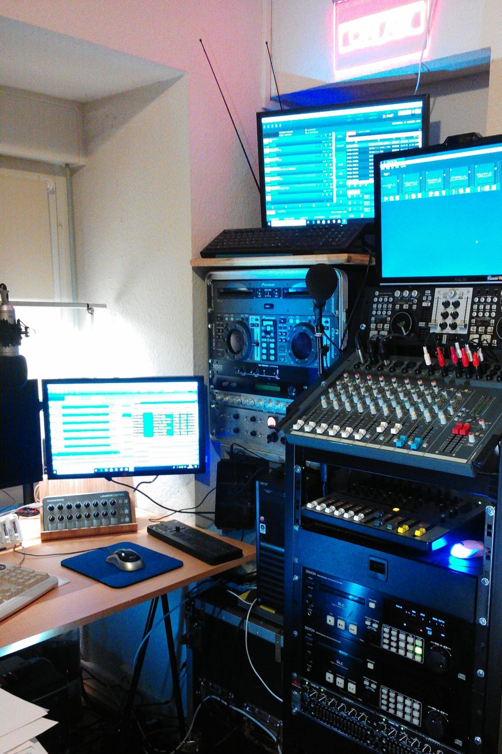 ancien studio de webradio